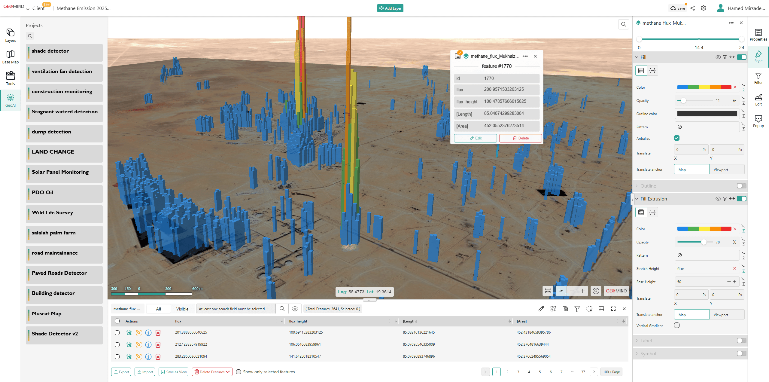 GeoMind Platform Screenshot